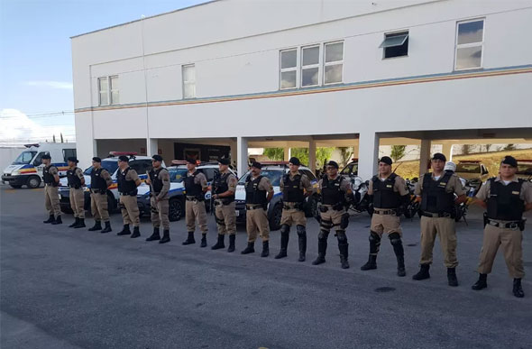 Militares participaram da Operação Minas Segura — Foto: Polícia Militar/Divulgação