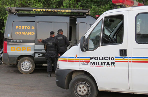 Gaeco de Patos de Minas e Polícia Militar realizam operação na manhã desta terça-feira (24) no Triângulo e Alto Paranaíba — Foto: Polícia Militar/Divulgação