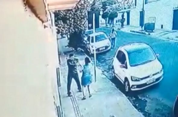 Imagens mostram momento em que homem mata ex na Região da Pampulha, em BH /Foto: Reprodução/TV Globo