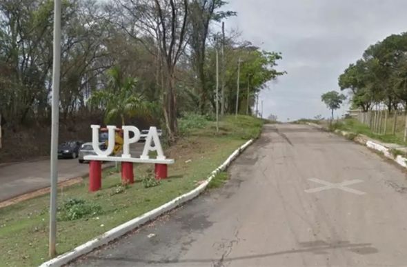 Vítima morreu ao chegar à UPA de Brumadinho /Foto: Reprodução da internet/Google Maps