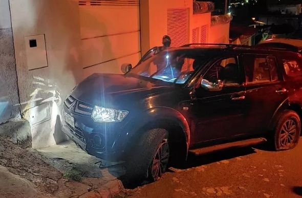 Candidato a prefeito atingiu policial durante fuga em Passos (MG)./Foto: Redes Sociais