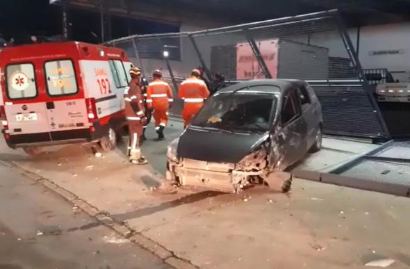 Trabalhador morre após ser atropelado na porta de empresa por motorista embriagada em Pouso Alegre, MG — Foto: Reprodução/EPTV