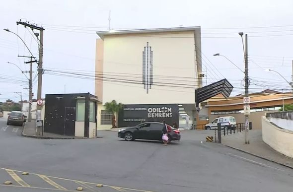Criança foi encaminhada ao Hospital Odilon Behrens — Foto: Reprodução/TV Globo