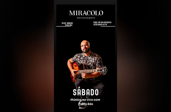 Foto: Miracolo Restaurante/Divulgação
