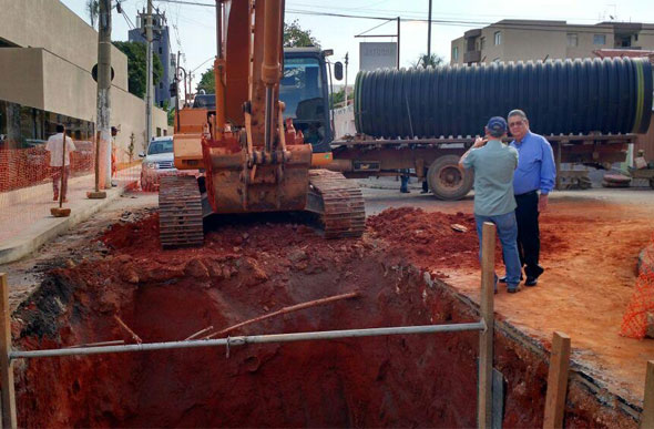 Obras De Drenagem Pluvial Iniciam Nova Etapa Na Rua Quintino Bocaiuva