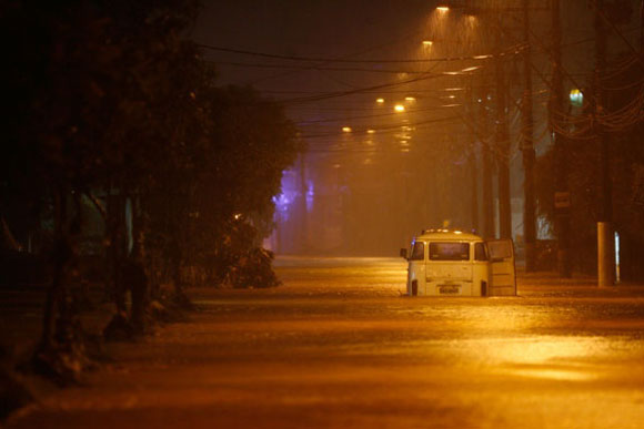 Durante as chuvas da tarde de ontem /Foto: odia.ig.com.br