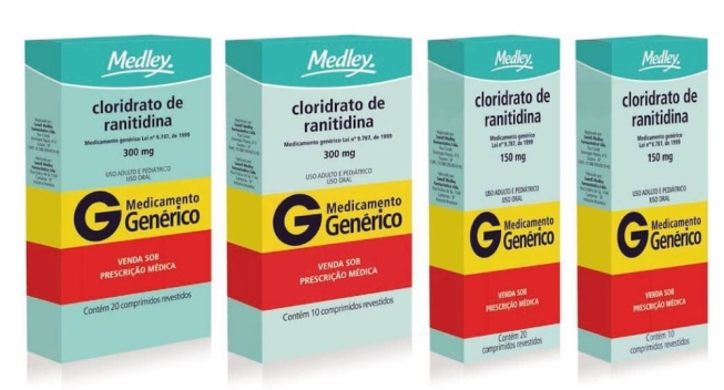 Embalagens dos remédios que são alvo de recolhimento./ Foto: Reprodução/Medley 