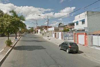 Rua Santana terá trânsito impedido nesta quarta / Google Street View