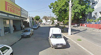 Rua Teófilo Marques será interditada para obras do SAAE - Imagem: Google Street View
