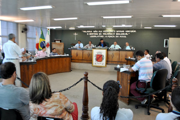 Reunião da Câmara / Foto: Marcelo Paiva