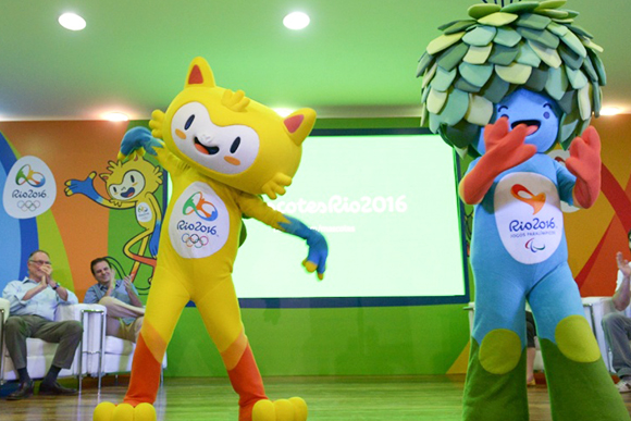 Vinícios e Tom, nomes dos mascotes dos Jogos Olímpicos e Paralímpicos / Foto: Divulgação 