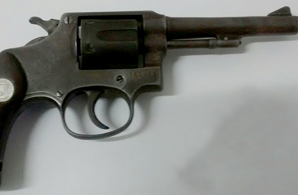 Arma de fogo usada por um dos ladrões / Foto: Divulgação