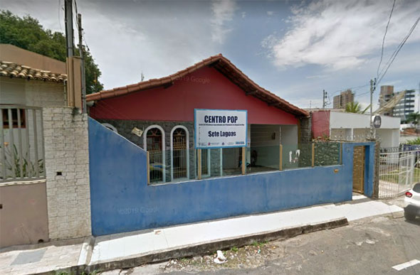 Centro POP em Sete Lagoas — Foto: Google Street View