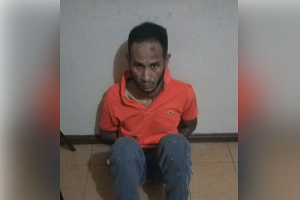 Suspeito do assassinato da ex em Matozinhos foi preso na noite dessa segunda-feira (15) em Felixlândia-MG/Foto: Divulgação