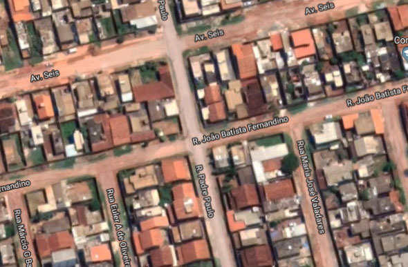 Os crimes aconteceram em uma casa localizada na rua Rua João Batista Fernandino./ Foto: Google Maps