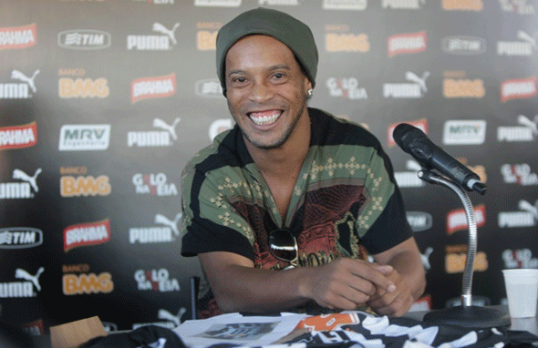 Ronaldinho foi peça importante na conquista da Libertadores, pelo Atlético, em 2013