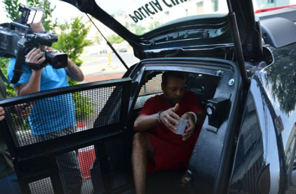 Homem já está em Belo Horizonte após ser preso no litoral do Espírito Santo | Foto: Uarlen Valerio