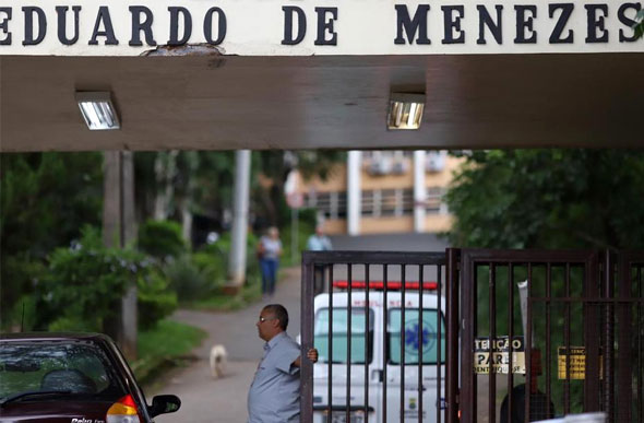 Hospital Eduardo de Menezes, em Belo Horizonte, é referência em doenças infecciosas — Foto: Flávio Tavares / O Tempo