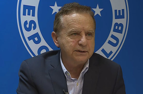 Mediolli destacou que os problemas financeiros do Cruzeiro surgiram antes mesmo da gestão de Wagner Pires de Sá — Foto: Reprodução