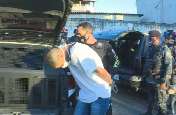 Operação da Polícia Civil na Grande BH — Foto: Reprodução/TV Globo