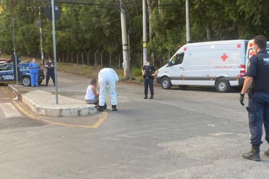 Guarda Municipal conseguiu impedir que mulher se matasse./ Foto: Guarda Municipal