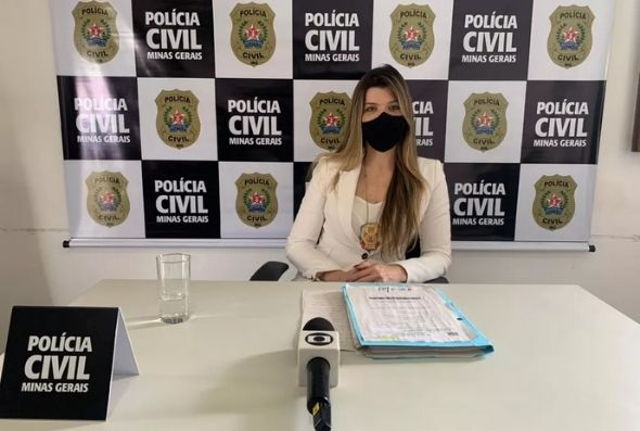 De acordo com a delegada Nicole Perim, a polícia acredita que o homem tenha feito outras vítimas — Foto: Herbert Cabral/ TV Globo
