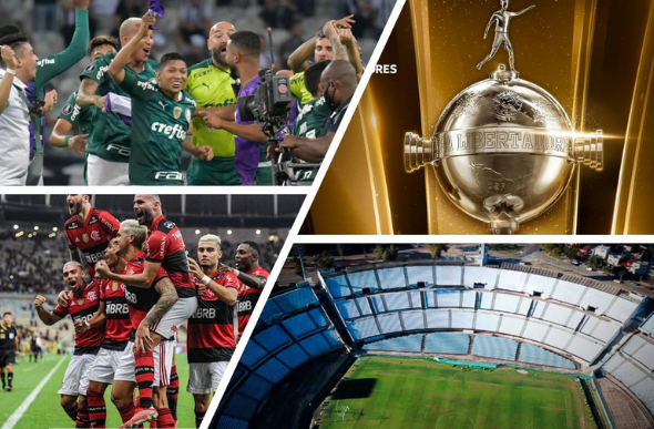 Palmeiras e Flamengo farão a final da Libertadores no Estádio Centenário, em Montevideo, no Uruguai - Foto: Reprodução