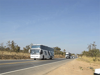 Acidente deixa quatro feridos na BR-135