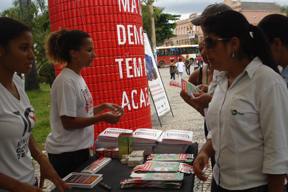 Além do combate ao vetor ações de conscientização da população também são estratégia / Foto: Nayara Souza