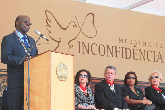 Ministro discursa e recebe homenagem no dia de Tiradentes / Foto: Divulgação