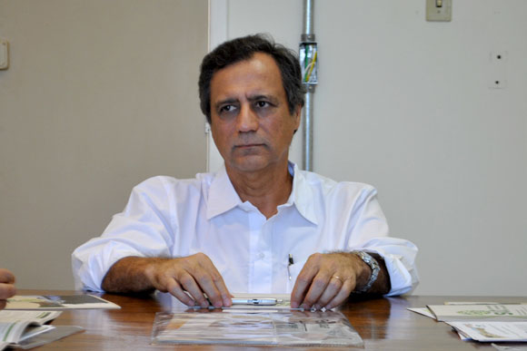 Chefe geral da Embrapa, Antônio Álvaro, fala em políticas públicas para diminuir dificuldades dos produtores / Foto: Marcelo Paiva 