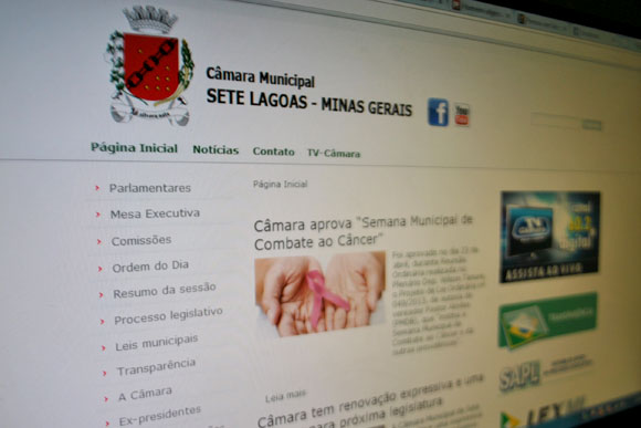 Novo portal da Câmara já está no ar / Foto: Marcelo Paiva