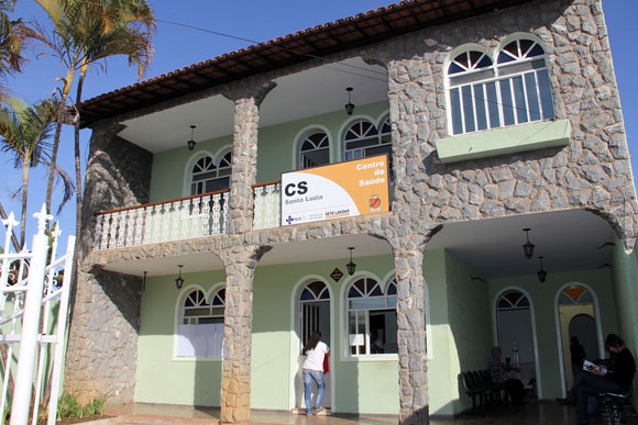 Centro de saúde do bairro Santa Luzia que compões a infra-estrutura do programa / Foto: arquivoprefeitura