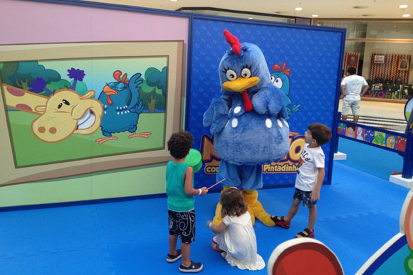 "Galinha Pintadinha" é atração no Shopping Sete Lagoas / Foto:pequenopolisba.com.br