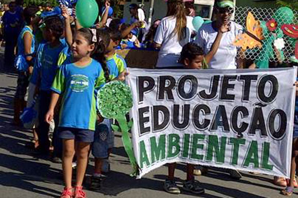 Passeata em defesa do Meio Ambiente projeto Conviver / Foto: Divulgação
