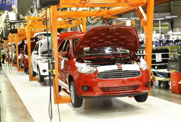 Fábrica do Ford Ka, em Camaçari — Foto: Divulgação