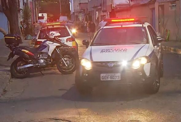 Homem foi assassinado na Região Leste de Belo Horizonte — Foto: Reprodução/TV Globo
