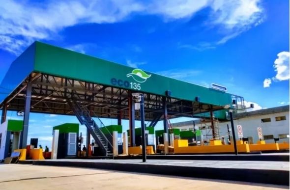 Uma das praças de pedágio da BR-135 — Foto: Eco-135/Divulgação