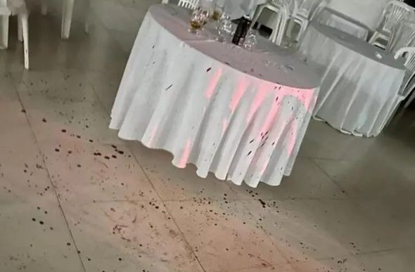 Crime ocorreu em um salão de festas — Foto: Polícia Civil / Divulgação