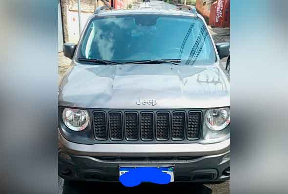 Jeep Renegade que foi retirado de maneira fraudulenta da Localiza em Sete Lagoas / Foto: Polícia Civil / Divulgação