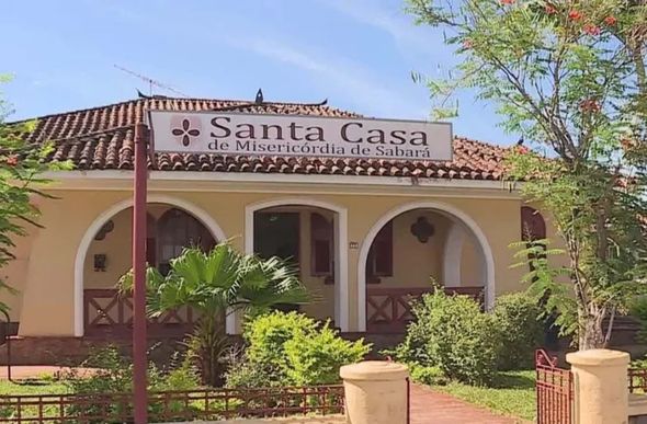 Santa Casa de Misericórdia de Sabará — Foto: Tv Globo / Reprodução