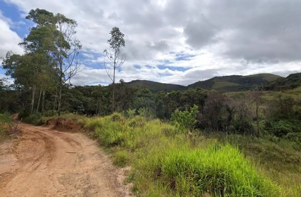 Corpo foi encontrado na zona rural de Ouro Branco, na região conhecida como Morro do Gabriel — Foto: REPRODUÇÃO/GOOGLE STREET VIEW