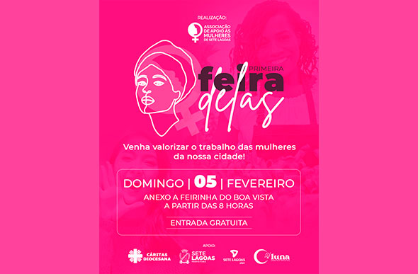 Feira delas acontece neste domingo na Orla da Lagoa Boa Vista/  Imagem: Instagram