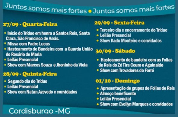 Divulgação: Cordis Noticias