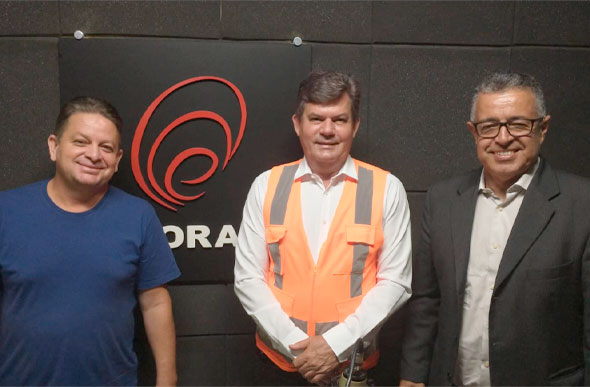 Álvaro Vilaça, Duílio de Castro e Wagner Oliveira. Foto: Alan Junio.