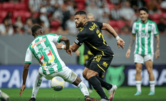 Galo desperdiçou grande chance de vencer o Juventude fora de casa/Foto: Pedro Souza/Atlético