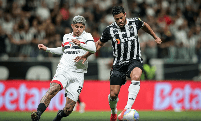 Hulk aparece em duelo do Atlético contra o São Paulo, pela Copa do Brasil/Foto: Pedro Souza/Atlético