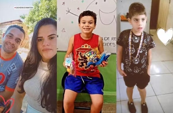 Família que morreu após batida frontal em Ponto Chique — Foto: Arquivo pessoal/Redes sociais