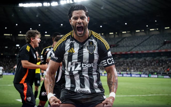 Hulk faz gol decisivo contra o Athletic pelo Mineiro/Foto: Pedro Sousa/Atlético