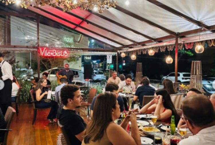 Noite animada no Vila Bistrô / Imagem reprodução @vila.bistro